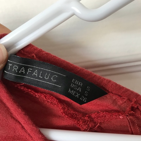 Orange off shoulder Zara top - Picture 2 of 5